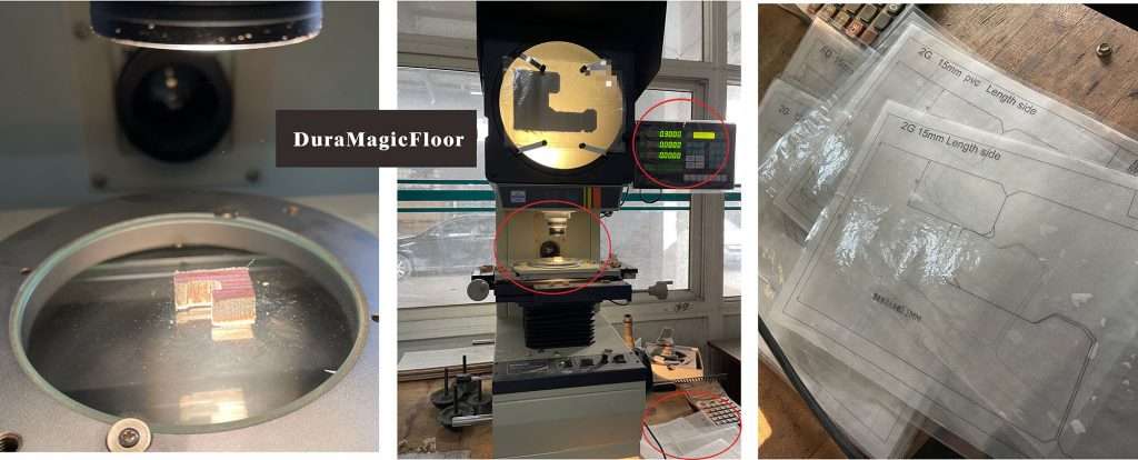 wood flooring click scan machine