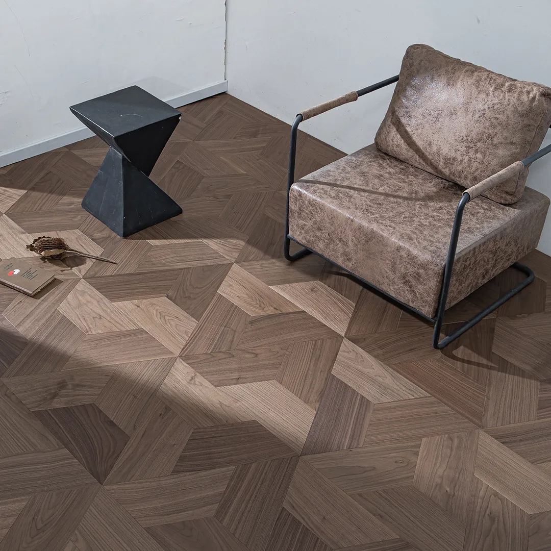 Trapezoid Pattern – Oak Geometric Parquet, UV Oiled Finish, Engineered Flooring - Image 2