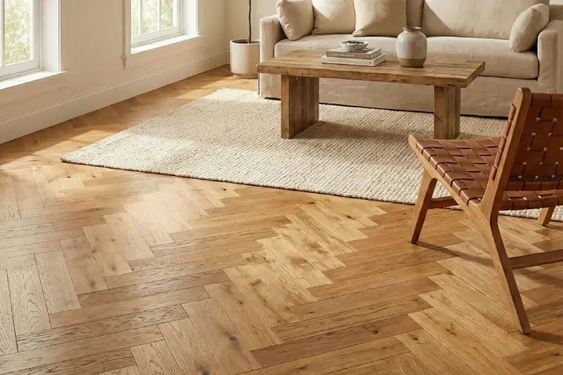 herringbone oak flooring